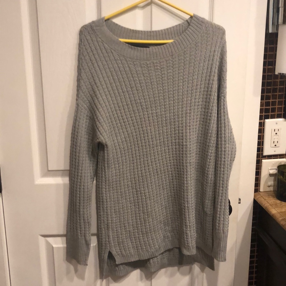 Ann Taylor waffle weave sweater tunic